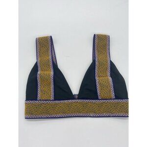 Elysiian Swim Bali Bikini Top Small Embroidered Women’s Beach Summer Vacation